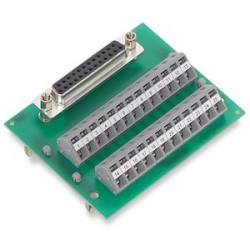 Module interface SUB-D femelle 37 pôles sur pied sans boîtier (Pour cordon soudé
