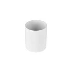 PURI 2,0 Tube, abat-jour, H : 6,5 cm, blanc