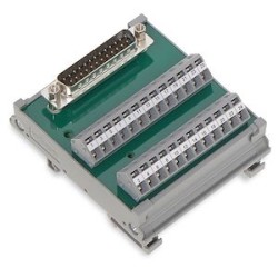Module interface SUB-D mâle 37 pôles dans boîtier support (Pour cordon nappe)