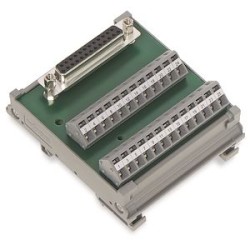 Module interface SUB-D femelle 9 pôles dans boîtier support (Pour cordon nappe)