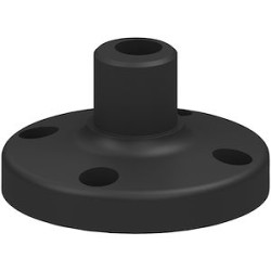 Colonne lum.pied seul.mat.plast