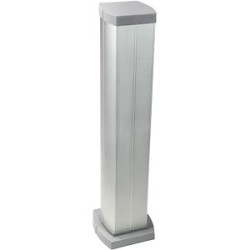 Colonnette 4 compartiments LOGIX 0,68m Aluminium