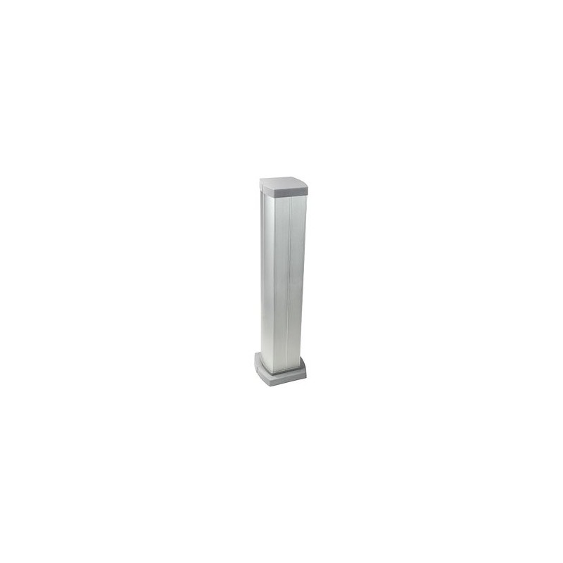 Colonnette 4 compartiments LOGIX 0,68m Aluminium