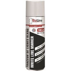 Traceur de lignes blanc pour le traçage d'emplacement de voiture 500 ml