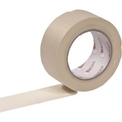 Ruban de masquage crème 50 mm x 50 m x 0.125 mm