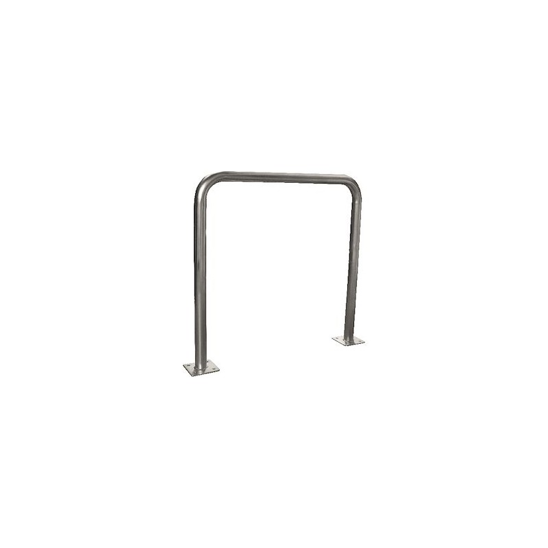 Arceau épingle avec platines pour borne de recharge pour véhicules électrique