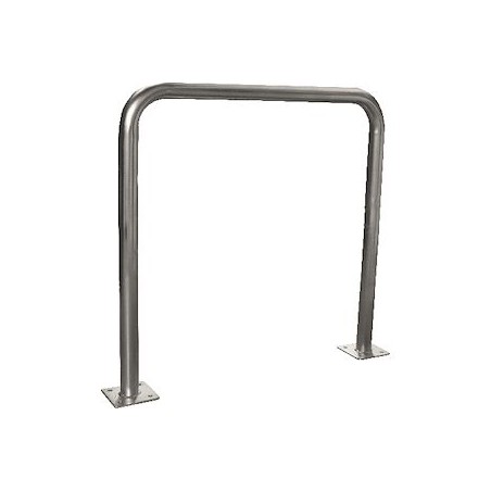 Arceau épingle avec platines pour borne de recharge pour véhicules électrique