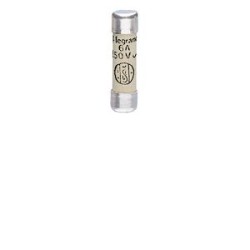 Cartouche cylindrique domestique 6,3x23mm sans voyant - 6A
