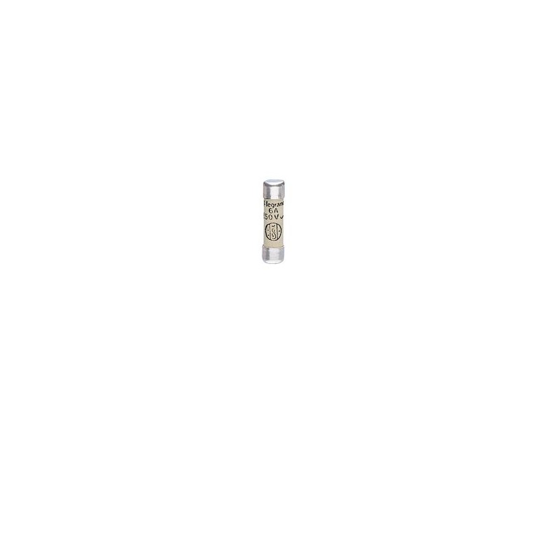 Cartouche cylindrique domestique 6,3x23mm sans voyant - 6A