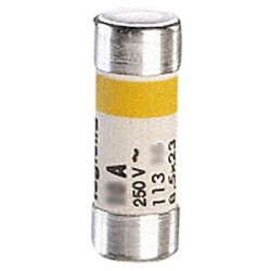 Cartouche cylindrique domestique 8,5x23mm sans voyant - 4A