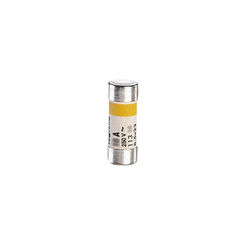 Cartouche cylindrique domestique 8,5x23mm sans voyant - 4A