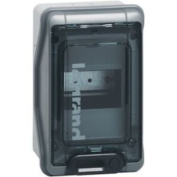 Coffret étanche Plexo³ 4 modules avec embouts prémontés perforation directe