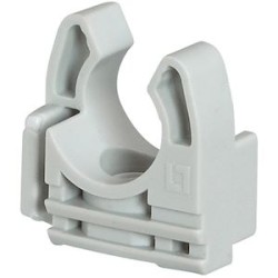 Lyre grise pour conduit IRL D20mm avec fixation des conduits par simple clipsag