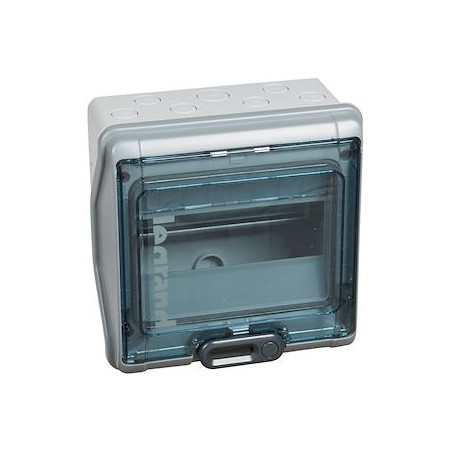 Coffret étanche Plexo³ 8 modules avec embouts prémontés perforation directe