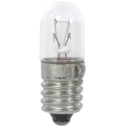 Ampoule culot E10 12V - 0,25A 3W pour bloc autonome d'éclairage de sécurité
