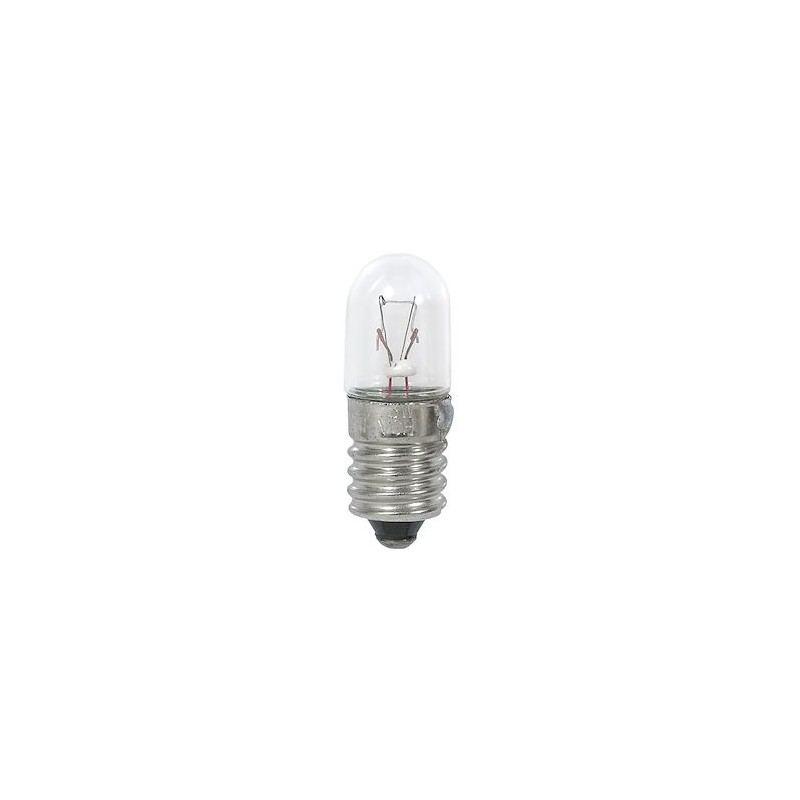 Ampoule culot E10 12V - 0,25A 3W pour bloc autonome d'éclairage de sécurité