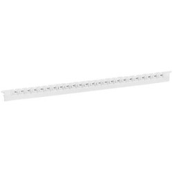 Réglette 24 repères Mémocab largeur 2,3mm + lettre majuscule V noir/fond blanc