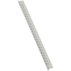 Réglette 24 repères Mémocab largeur 2,3mm + lettre majuscule Y noir/fond blanc