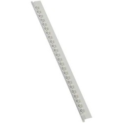 Réglette 24 repères Mémocab largeur 2,3mm + lettre majuscule O noir/fond blanc