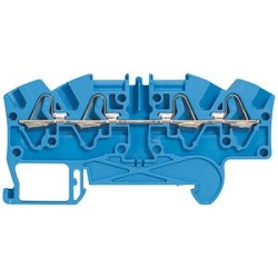 Bloc jonc Viking 3 à ressort - 1 jonc/4 conduct - 2entr/2 sort - bleu - pas 5