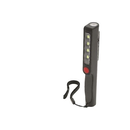 Lampe d'inspection LED rechargeable, crochet et base magnétique