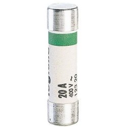 Cartouche cylindrique domestique 8,5x31,5mm avec voyant - 20A