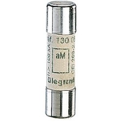 Cartouche industrielle cylindrique typeaM 10x38mm sans voyant - 10A