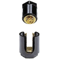 Borne écrou 6 pans sans patte avec capacité par borne 2x25mm²