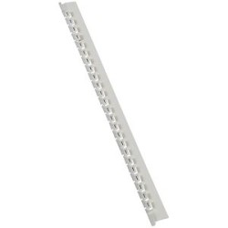 Réglette 24 repères Mémocab largeur 2,3mm + lettre majuscule I noir/fond blanc