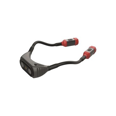 Lampe cou LED rechargeable double tête faisceau large