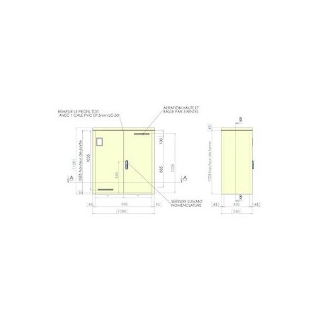 Abri de comptage type 3