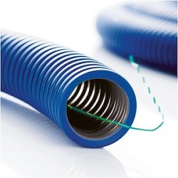 Conduit ICTA TurboGliss D20mm courant fort - tire-fils et marquage RAL5010