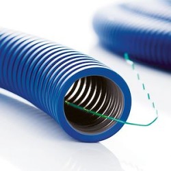 Conduit ICTA TurboGliss D63mm pour courant fort avec tire-fils - RAL5010