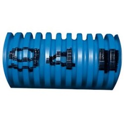 Conduit ICTA TurboGliss D20mm pour courant fort avec marquage métrique RAL5010