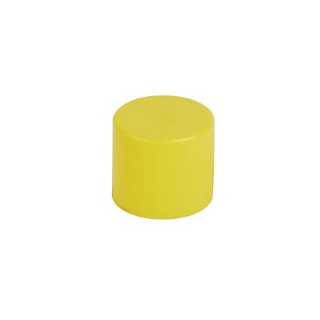 Bouchon finition jaune pour conduits D32mm