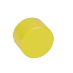 Bouchon finition jaune pour conduits D40mm