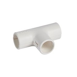 Té IP40 D20mm - blanc RAL9010 antimicrobien
