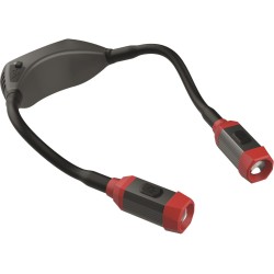 Lampe cou LED rechargeable double tête faisceau large