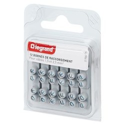 Bornes de raccordement Nylbloc 4mm² - blanc