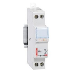 Porte-fusibles 1P+N - 10A - 1 module - pour cartouches 8,5x23mm