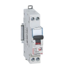 Disjoncteur DNX³ Phase + Neutre 2A - bornes à vis - 1 module