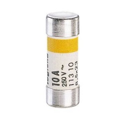 Cartouches fusibles pour porte-fusibles - sans témoin - 8,5x23mm - 10A