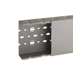 Goulotte d'ascenseur TPD 125x50 1 compartiment gris