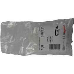 Collier identific Colring - dent int polyamide 6/6 - l 2,4 - L 95 - incolore