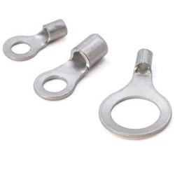 Cosse nue roulée à brasée ronde 0,25 à 1,5 mm² - Diam. 4 mm