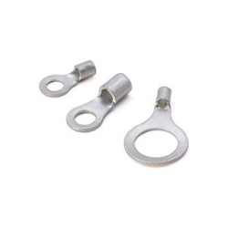 Cosse nue roulée à brasée ronde 1,5 à 2,5 mm² - Diam. 4 mm