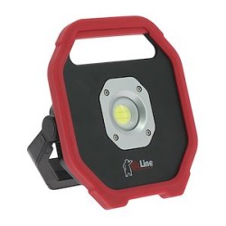 Projecteur LED 10 W rechargeable pour éclairage temporaire de chantier