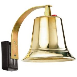 Cloche bronze poli IP20 IK02 hauteur 117mm et D115mm