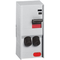 Combiné Pac à cartouches Pac saillie à voyant 20A 2P - gris clair