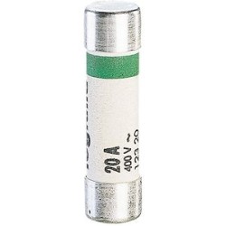 Cartouche cylindrique domestique 8,5x31,5mm sans voyant - 20A